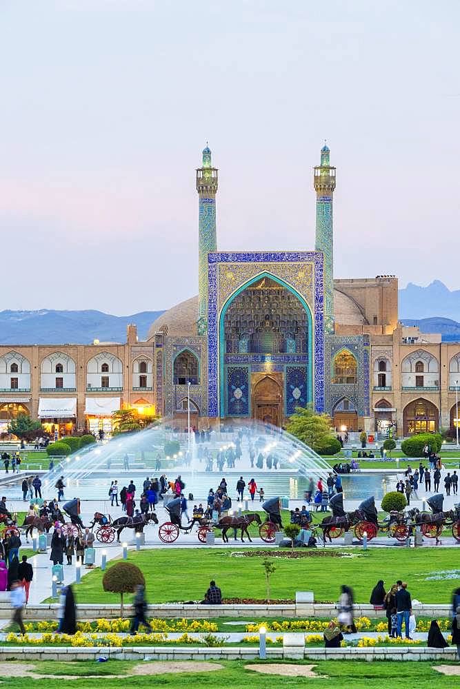 Masjed-e Imam Mosque, Maydam-e Iman square, Esfahan, Iran, Asia