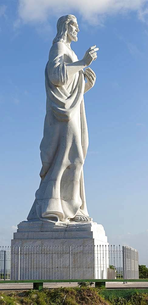 Statue of Christ, Cristo de La Habana, Havana, Cuba, Central America