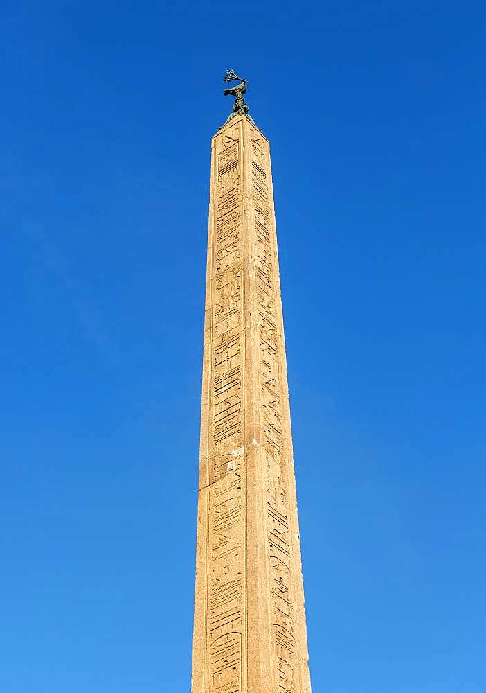 Egyptian obelisk, Piazza Navona, Rome, Italy, Europe