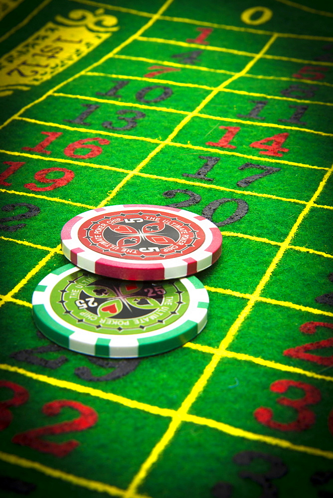 Gambling chips, France, Europe