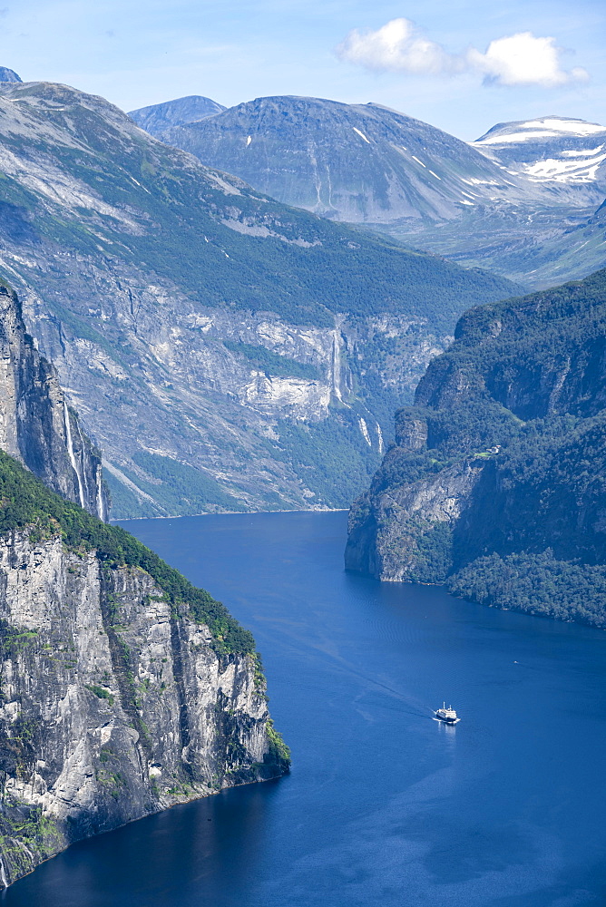 Geirangerfjord, near Geiranger, More og Romsdal, Norway, Europe