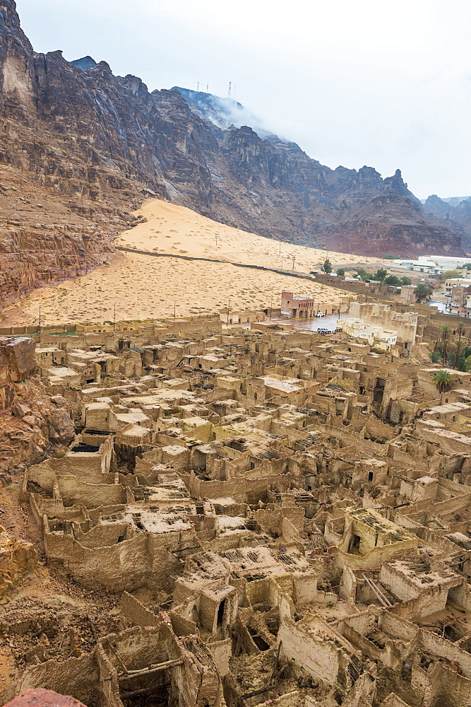 The old ghost town of Al Ula, Saudi Arabia, Asia