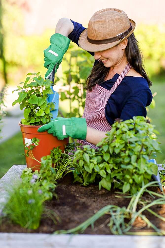 Female gardener