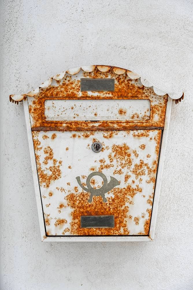 Old rusty mailbox