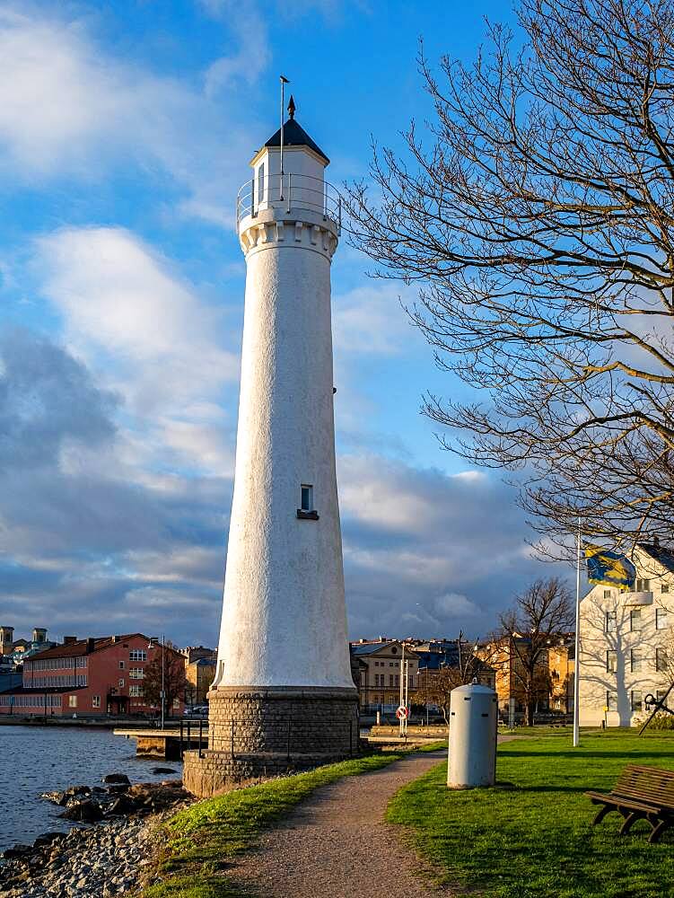 Lighthouse on the Baltic Sea, Karlskrona, Sweden, Europe