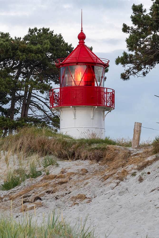 Lighthouse Gellen, built 1905, Hiddensee Island, Mecklenburg-Western Pomerania, Germany, Europe