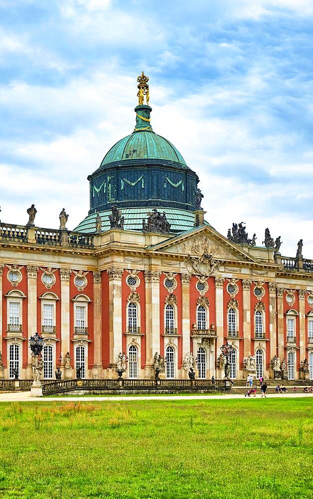 Neues Palais, Sanssouci, Potsdam, Brandenburg, Germany, Europe