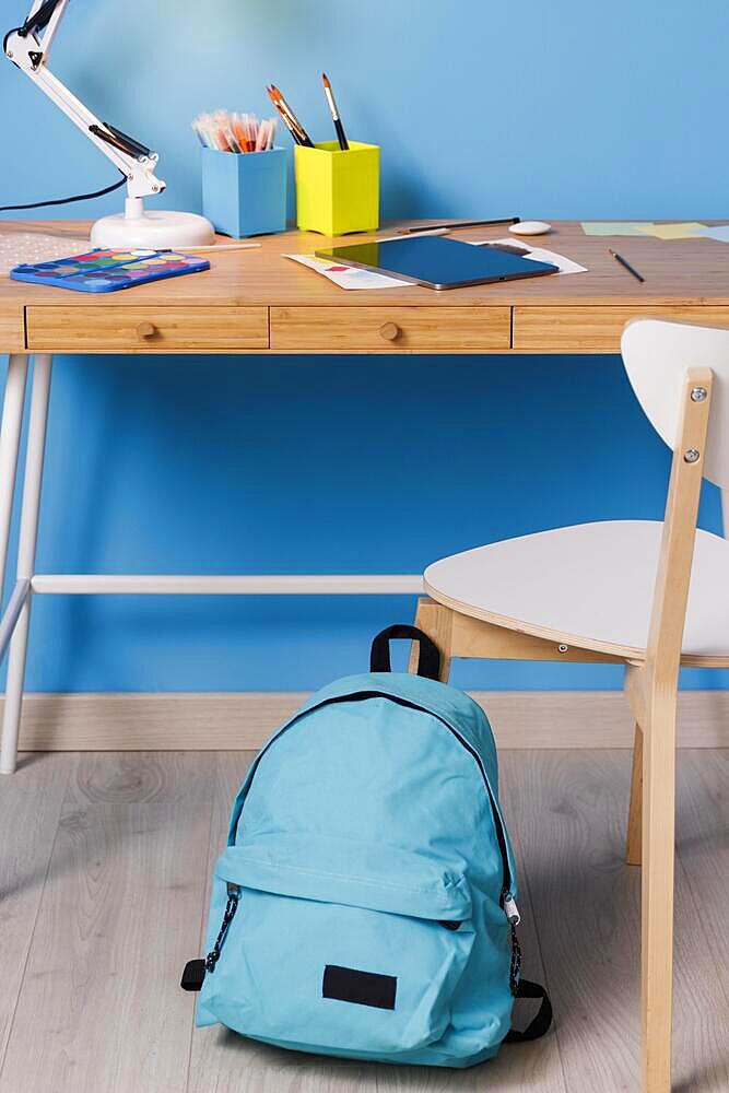 Children desk interior design