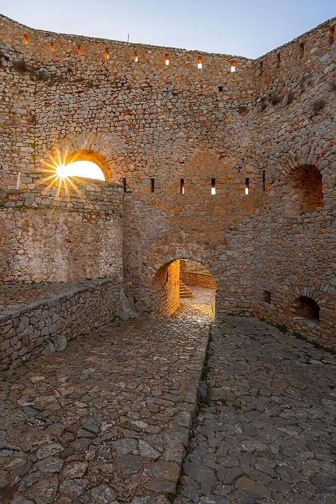 Palamidi Fortress, Nafplio, Peloponnese, Greece, Europe