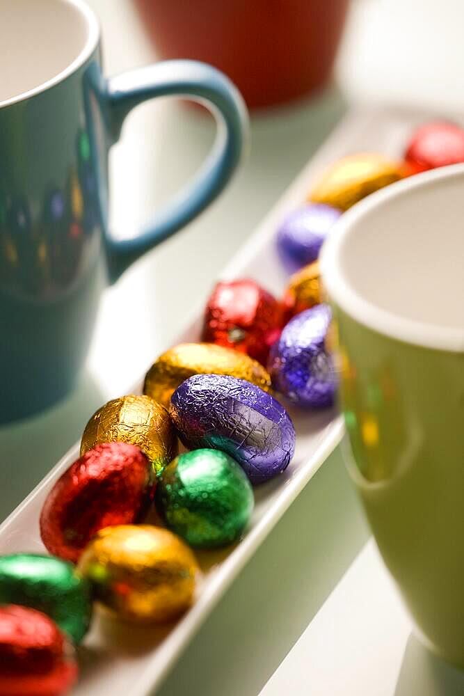 Easter small chocolate Easter eggs and dfrei coffee mug