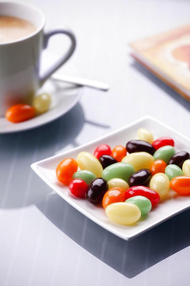 Small Easter Eggs in Porcelain Bowl