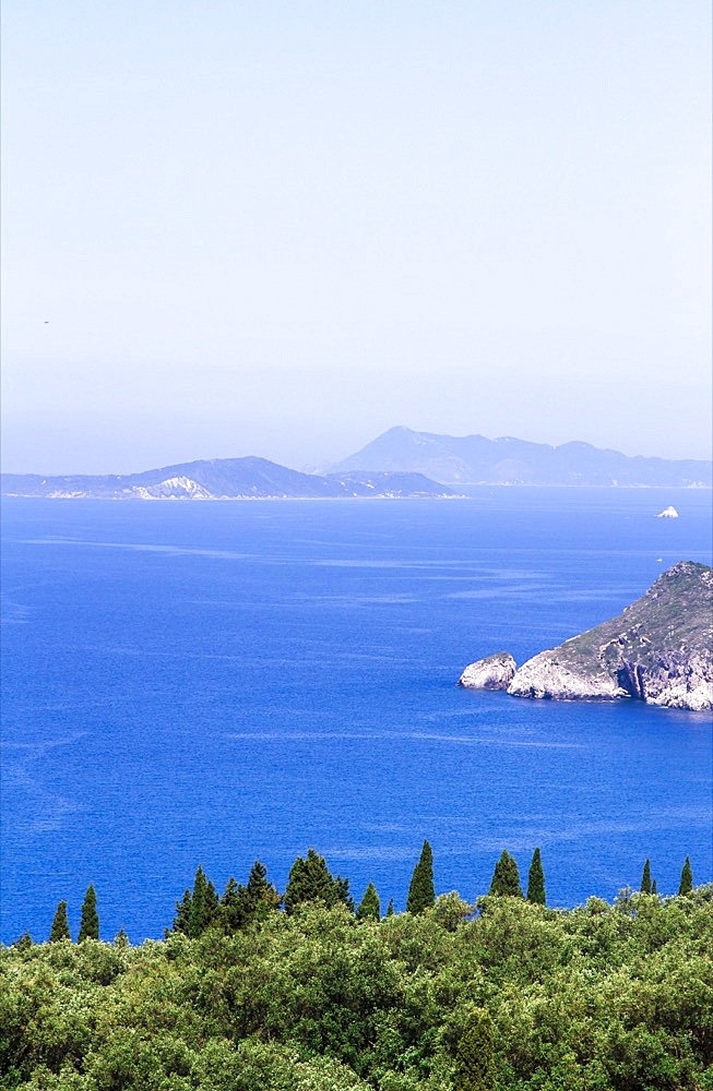 Coast near Agios Georgios, Corfu, Greece, Europe