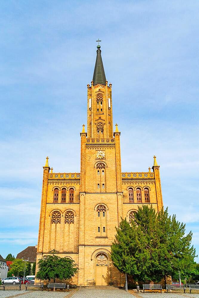 City church of Fuerstenberg an der Havel, Oberhavel, Brandenburg, Germany, Europe