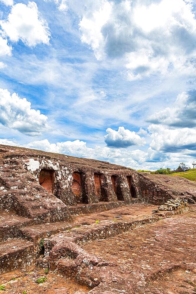 Unesco site El Fuerte de Samaipata, Pre-Columbian archaeological site, Santa Cruz department, Bolivia, South America