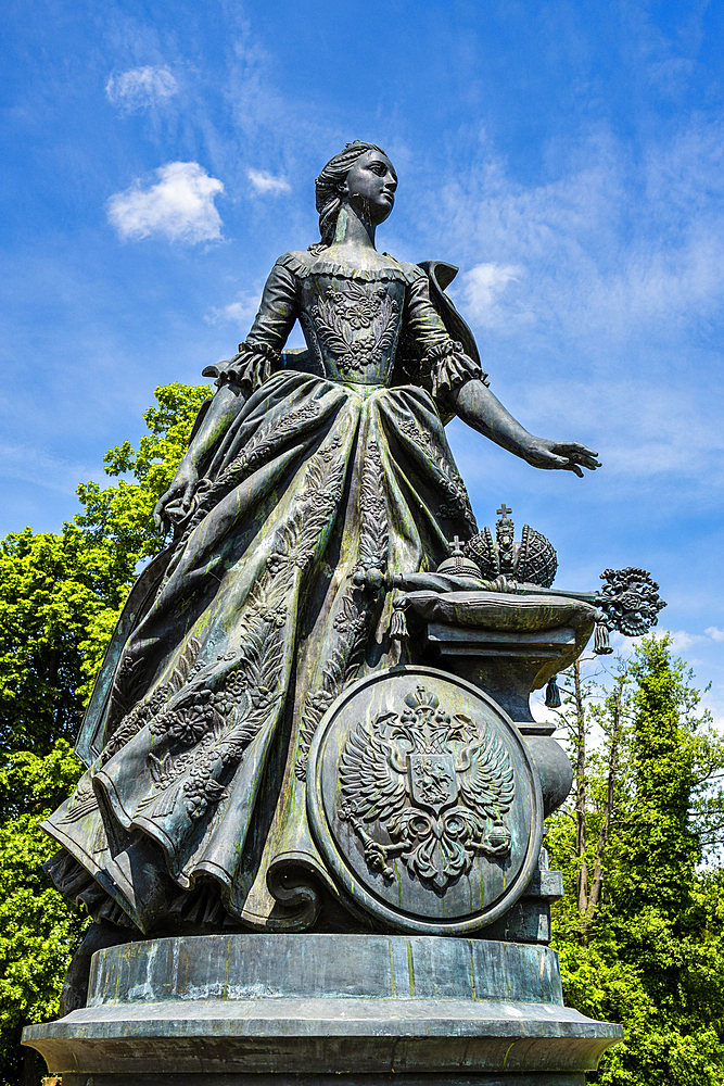 Monument to Catherine II. Zerbst Anhalt, Saxony-Anhalt, Germany, Europe