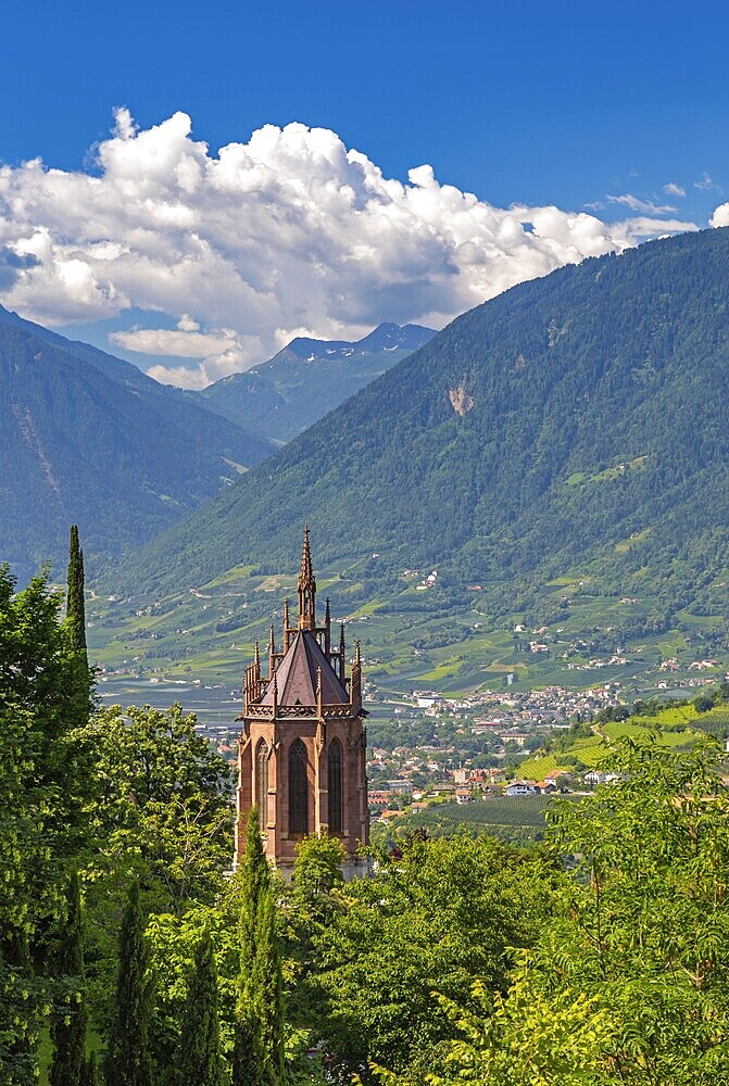 Mausoleum of Archduke Johann of Austria in Schenna near Meran, South Tyrol