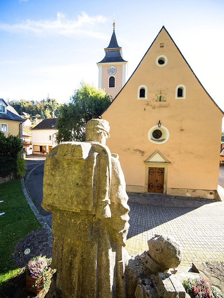 War memorial, parish church of Klöch, Klöch, Styria, Austria, Europe