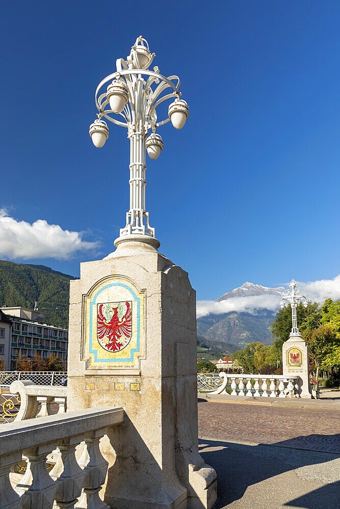 At the post bridge in Merano, South Tyrol