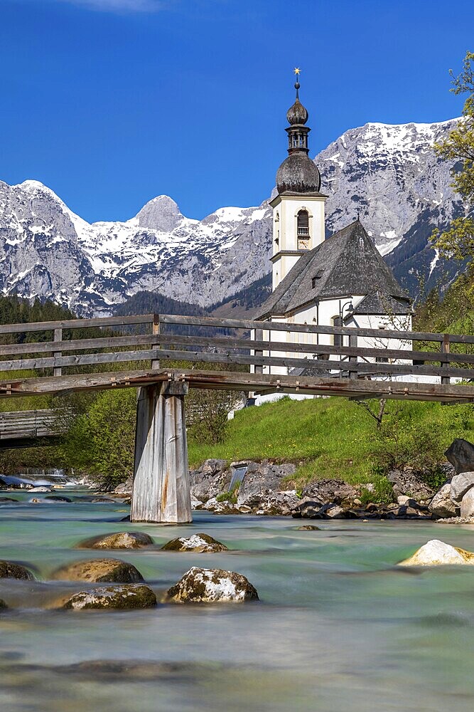 Church of St Sebastian in Ramsau near Berchtesgaden