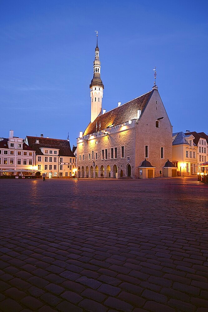 Town hall square in Tallinn, Estonia, Europe