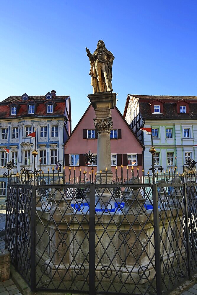 Fountain at the wine market