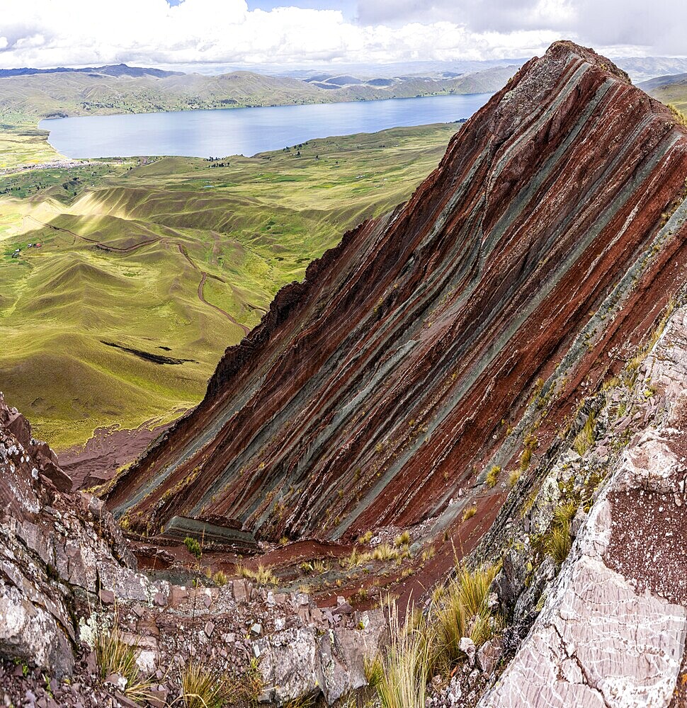 Pallay Punchu Rainbowmountain, Layo, Peru, South America