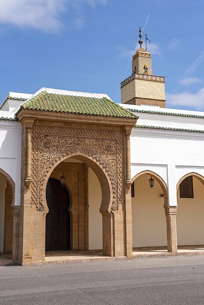 Royal Ahl Fas mosque near the king's palace in Rabat, Morocco, Africa