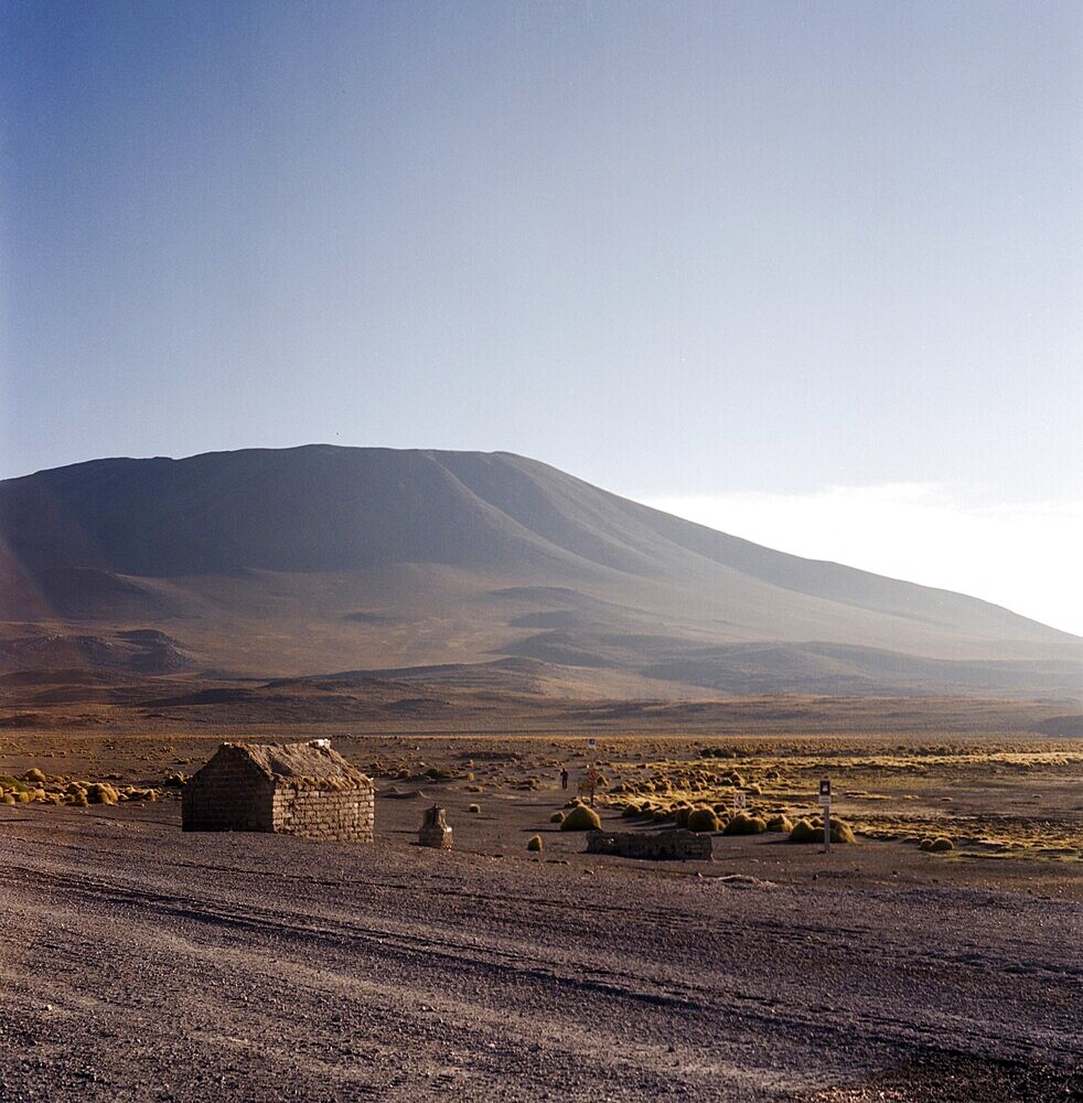 Atacama Desert Bolivia Plateau Mountain Panorama Residential House