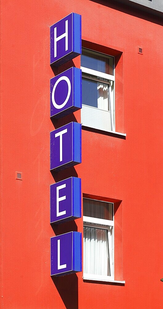 Hotel, sign, Hannover, Germany, Europe