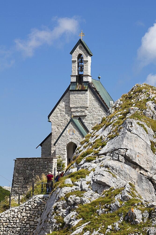 Wendelsteinkircherl, Wendelstein, Mangfall Mountains, Bavarian Alps, Upper Bavaria, Bavaria, Germany, Europe