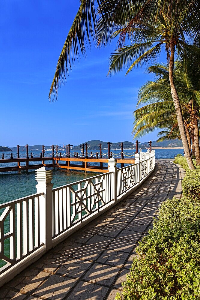 Pier on Hon Tam island, Nha Trang, province Khan Hoa, Vietnam, VietNam