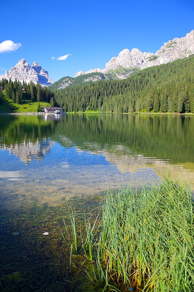 Lago di Misurina, Belluno Province, Veneto, Italian Dolomites, Italy, Europe