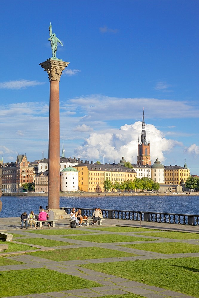 City skyline from City Hall, Stockholm, Sweden, Scandinavia, Europe