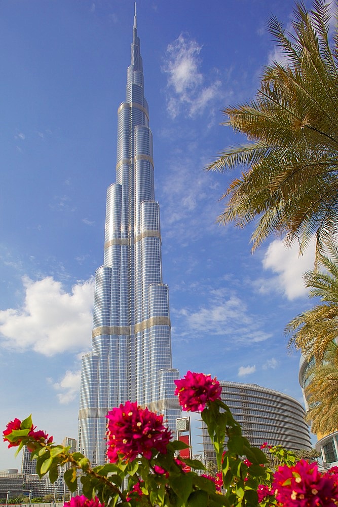 The Burj Khalifa, World's tallest building, Dubai, United Arab Emirates, Middle East