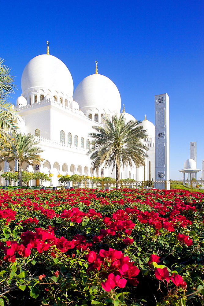 Sheikh Zayed Bin Sultan Al Nahyan Mosque, Abu Dhabi, United Arab Emirates, Middle East
