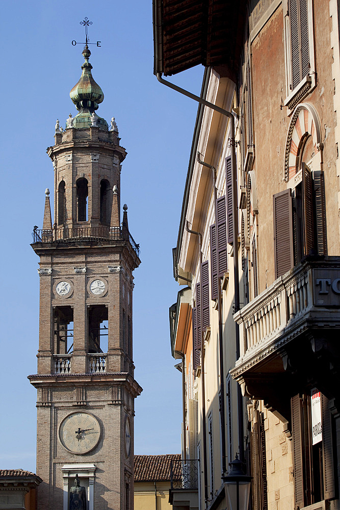 Church Belltower, Parma, Emilia Romagna, Italy, Europe