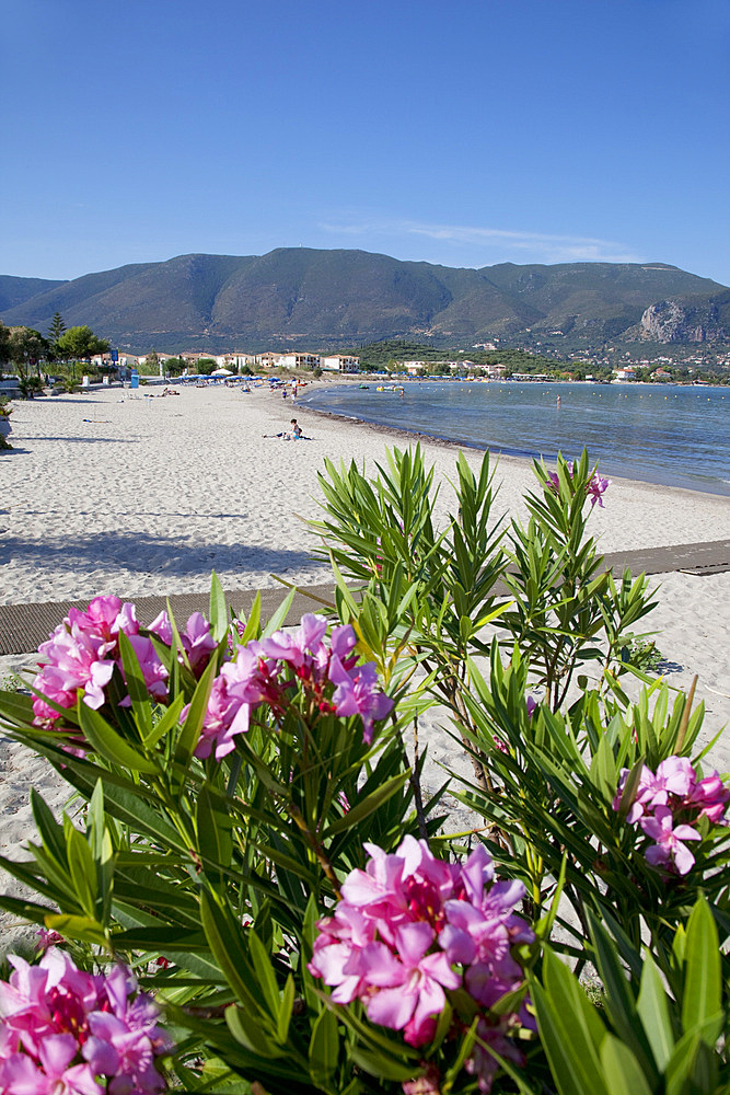 Beach scene, Alykanas, Zakynthos, Ionian Islands, Greek Islands, Greece, Europe