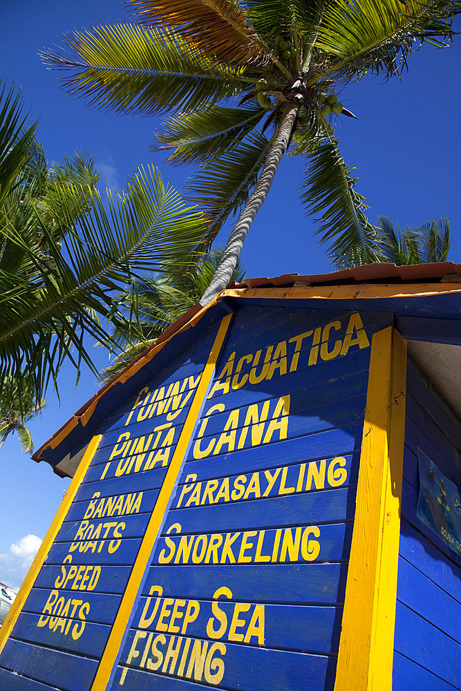 Watersports Hut, Bavaro Beach, Punta Cana, Dominican Republic, West Indies, Caribbean, Central America