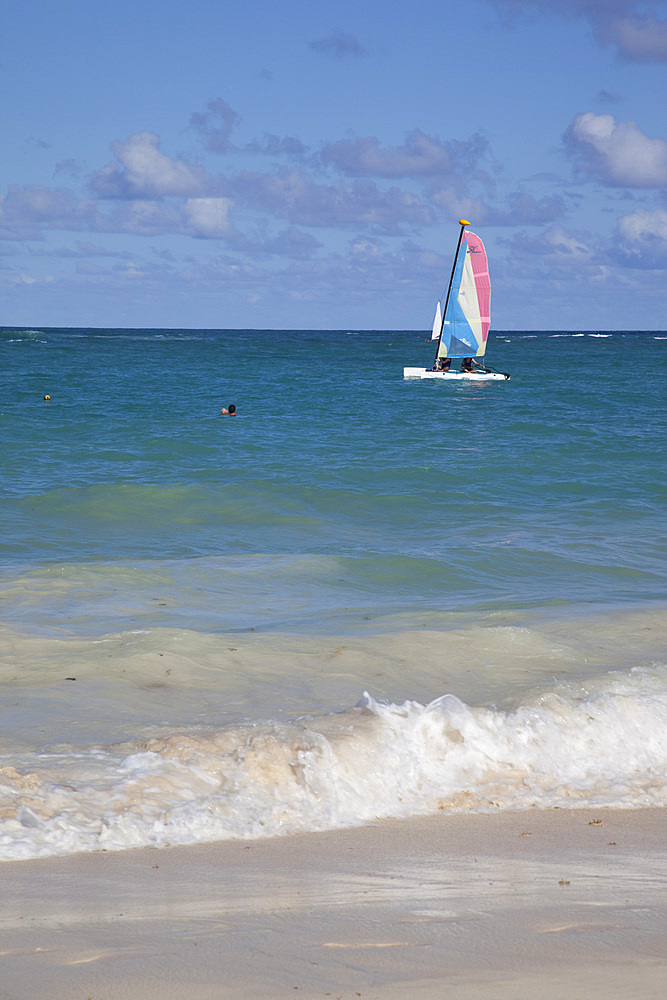 Catamaran, Bavaro Beach, Punta Cana, Dominican Republic, West Indies, Caribbean, Central America