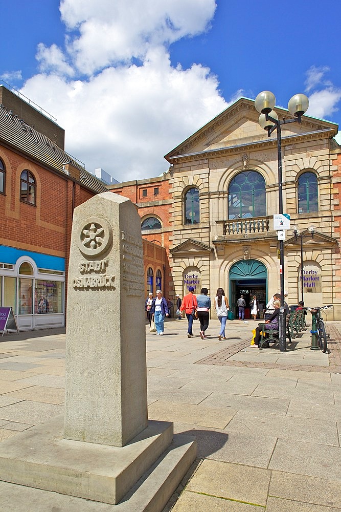 Market Hall Entrance, Derby, Derbyshire, England, United Kingdom, Europe