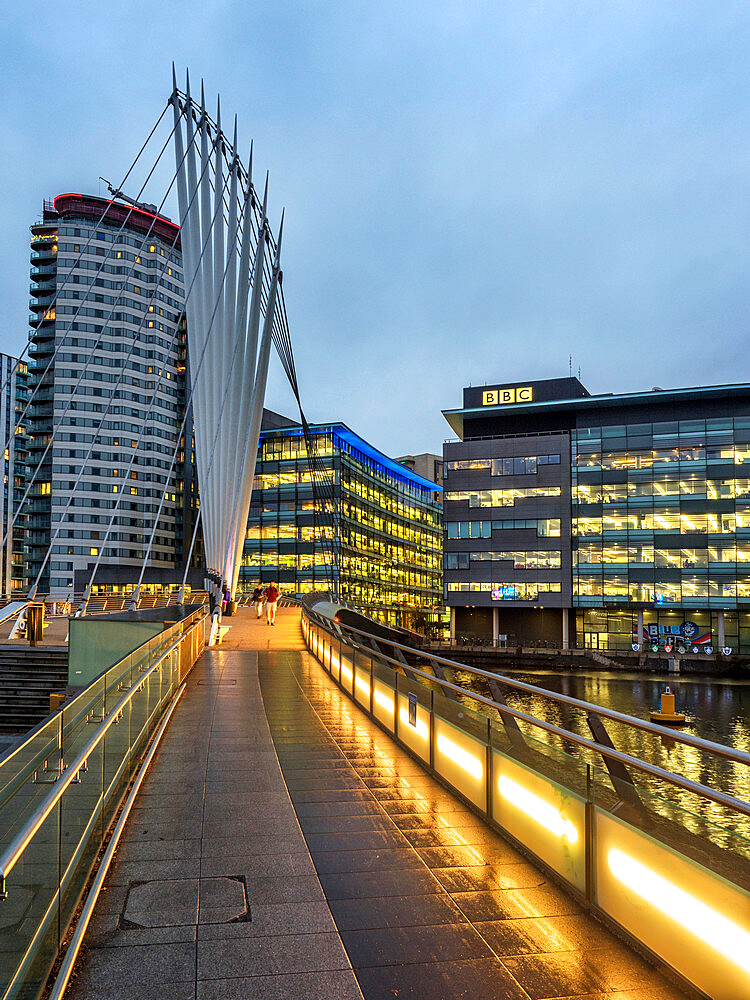 BBC Buildings at Media City UK, Salford, Manchester, England, United Kingdom, Europe