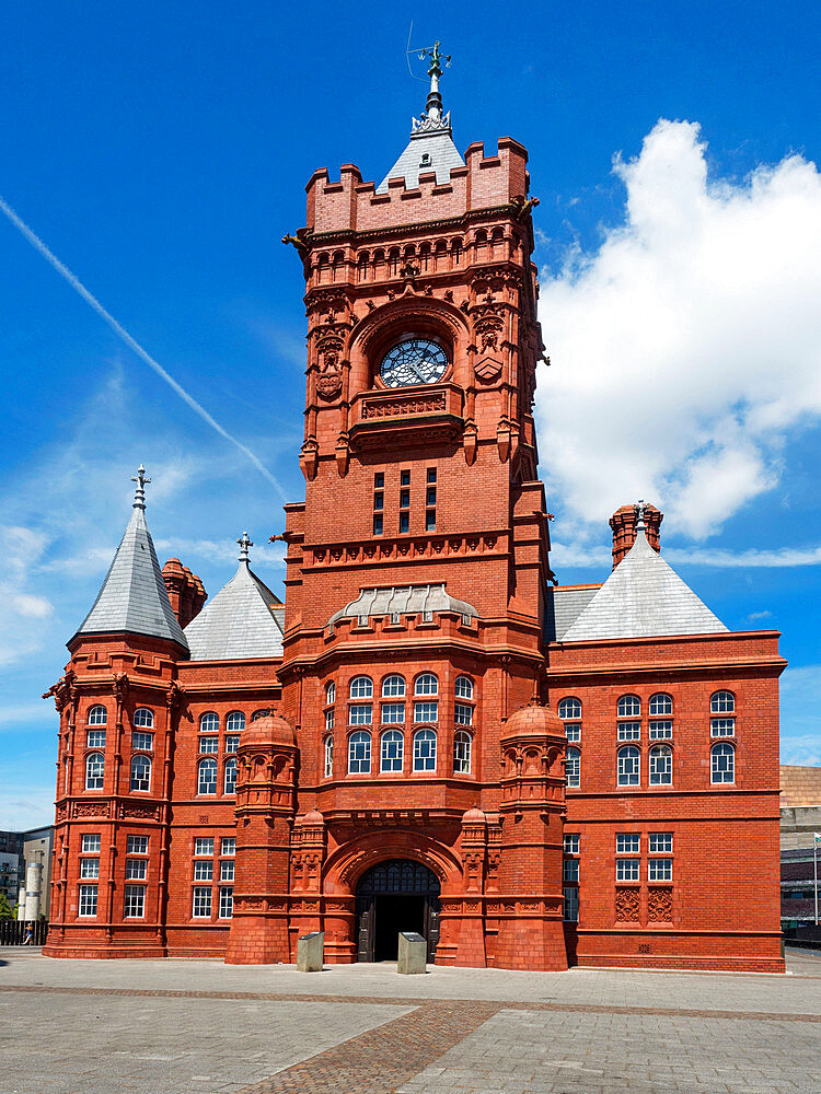 Pier Head Building in Cardiff Bay, Cardiff, Wales, United Kingdom, Europe