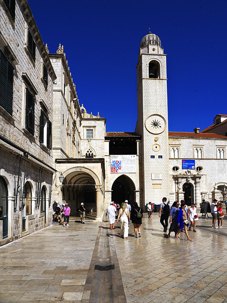 Dubrovnik Bell Tower, Dubrovnik, Croatia, Europe