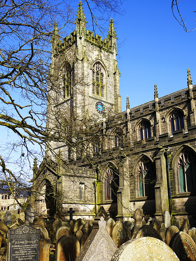 St Thomas The Apostle Church at Heptonstall West Yorkshire