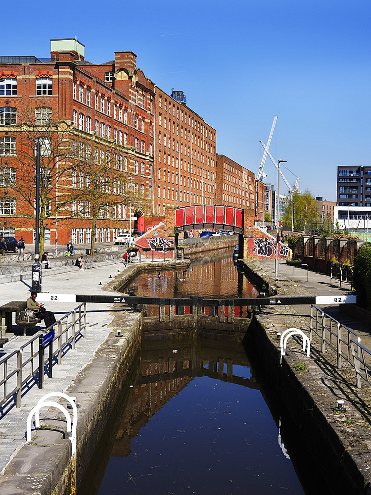 Rochdale Canal Lock Number 82 Ancoats Manchester