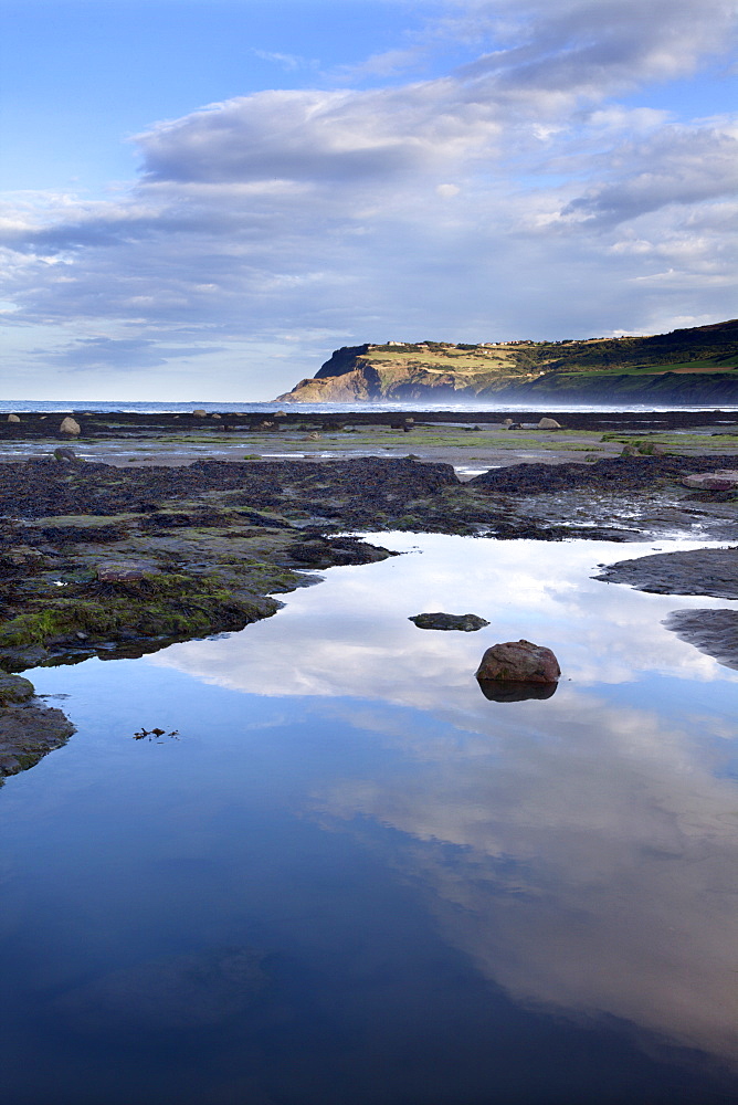 Ravenscar from Robin Hoods Bay, Yorkshire, England, United Kingdom, Europe