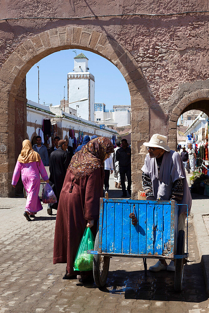 The souk in the Medina, UNESCO World Heritage Site, Essaouira, Atlantic coast, Morocco, North Africa, Africa