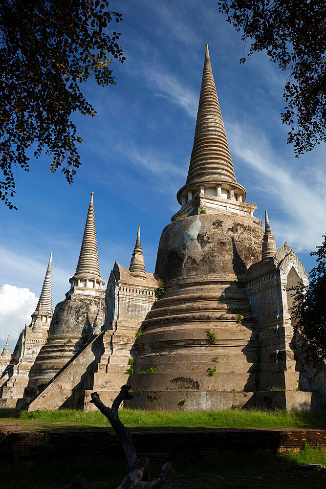 Ruins of Wat Phra Sri Sanphet, Ayutthaya, UNESCO World Heritage Site, Ayutthaya Province, Thailand, Southeast Asia, Asia