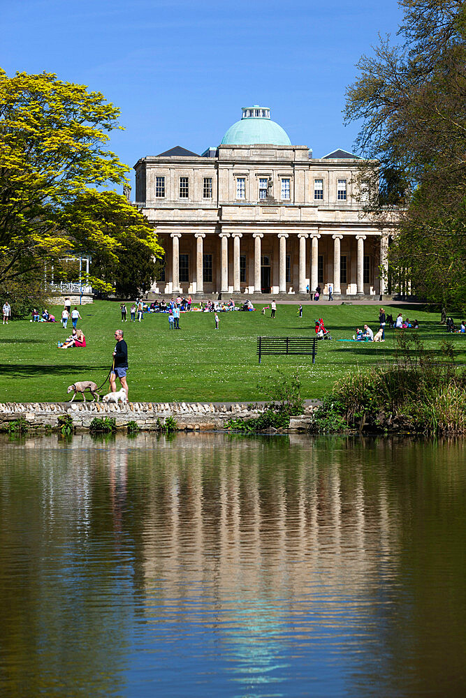 Pittville Pump Room, Pittville Park, Cheltenham, Gloucestershire, England, United Kingdom, Europe