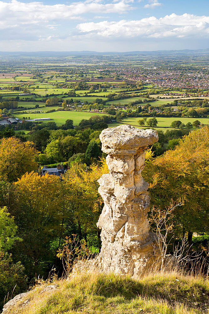 Devil's Chimney, Leckhampton Hill, Cheltenham, Gloucestershire, England, United Kingdom, Europe